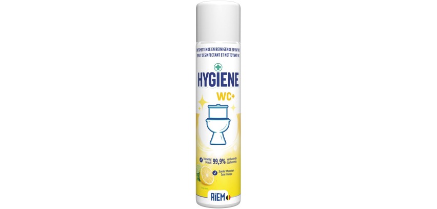 Riem Hygiene WC+ Toilettenreiniger, Spray 300 ml