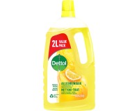 Dettol allesreiniger, citroen, fles van 2 l