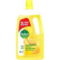 Dettol multi-usages, citron, bouteille de 2 l