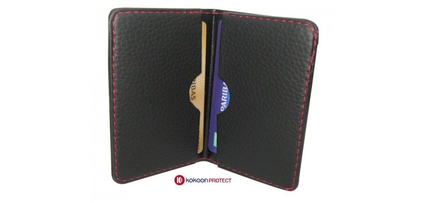 Kokoon Protect porte-cartes RFID, 2 cartes, couleurs assorties