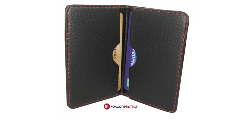 Kokoon Protect kaarthouder RFID, 2 kaarten, assorti kleuren