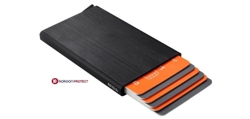 Kokoon Protect RFID-Kartenhalter, erweiterbar, 6 Karten, verschiedene Farben