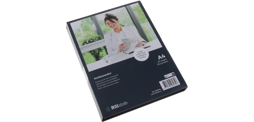 Album de présentaion Rillstab Ambassadeur A4 3can 30 pochettes noir