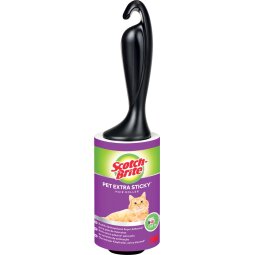 Scotch Brite brosse adhésive, extra collante pour poils d'animaux, 48 feuilles