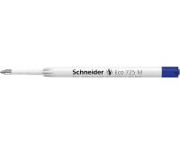 Schneider recharge stylo bille Eco 725, pointe moyenne, bleu