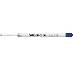 Schneider recharge stylo bille Eco 725, pointe moyenne, bleu