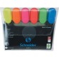 Schneider surligneur Job 150, etui de 6 pièces en couleurs assorties