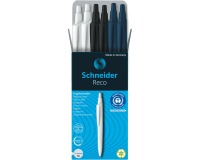 Stylo bille Schneider Reco étui de 6 pièces
