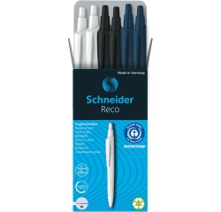 Balpen Schneider Reco etui à 6 stuks