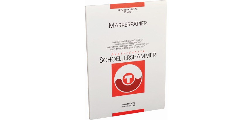 Schoellershammer marker pad A3 75g white