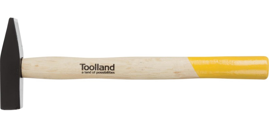 Toolland marteau avec poignée en bois, 300 g