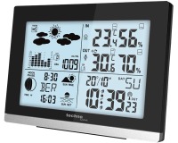 Technoline horloge avec station météo WS 6762, digitale, radiopilotée, ft 15,8 x 4 x 11,3 cm