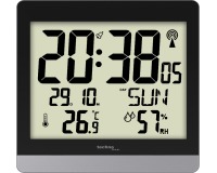 Technoline klok WS 8014, digitaal, radiogestuurd, ft 20 x 2,9 x 18,9 cm