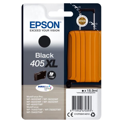 Epson inktcartridge 405XL, 1.100 pagina's, OEM C13T05H14010, zwart