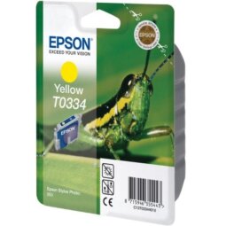 Epson inktcartridge T0334, 440 pagina's, OEM C13T03344010, geel