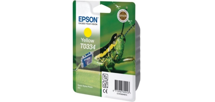 Epson cartouche d'encre T0334, 440 pages, OEM C13T03344010, jaune