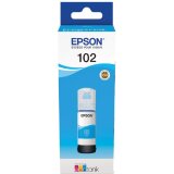 Epson inktfles 102, 6.000 pagina's, OEM C13T03R240, cyaan