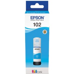 Epson 102 EcoTank Cyan ink bottle