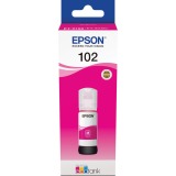 Epson bouteilles d'encre 102, 6.000 pages, OEM C13T03R340, magenta
