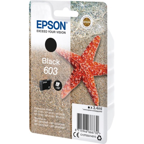 Epson 603 - black - original - ink cartridge
