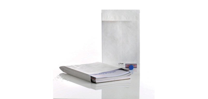 Tyvek gusseted envelopes ft 229 x 324 x 20 mm, box of 100 pieces