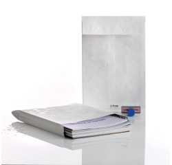 Pochettes à soufflet Tyvek ft 250 x 353 x 38 mm, boîte de 100 pièces