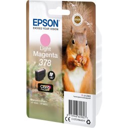 Epson inktcartridge 378, 360 pagina's, OEM C13T37864010, licht magenta