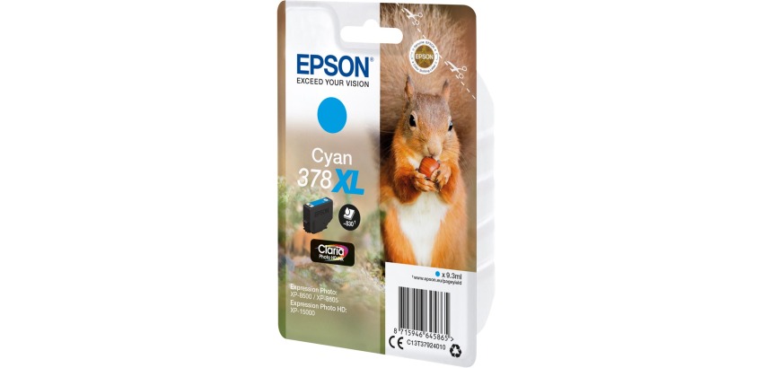 Epson 378XL - mit hoher Kapazität - Cyan - original - Tintenpatrone