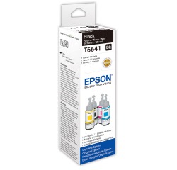 Epson bouteilles d'encre T664, 4.500 pages, OEM C13T664140, noir