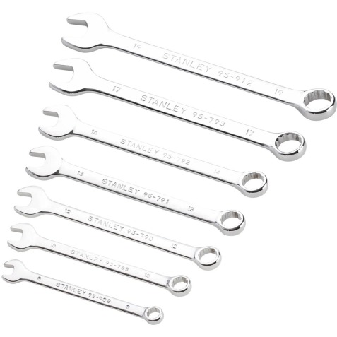 Stanley ringsteeksleutelset, 7-delig