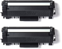 BROTHER Pack of 2 high capacity black toner cartridges TN2420TWIN for laser printer