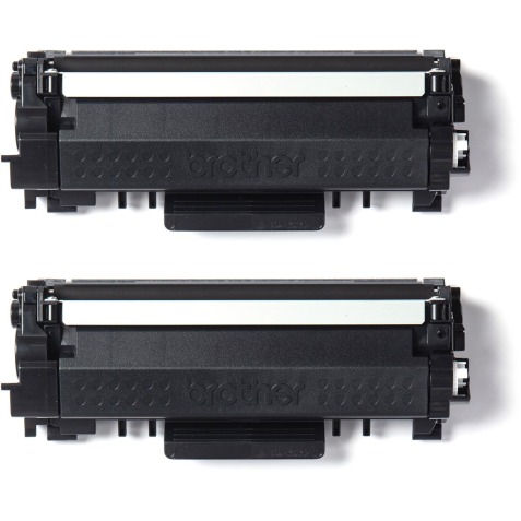 Brother toner, 3.000 pagina's, OEM TN-2420TWIN, zwart, pak van 2 stuks