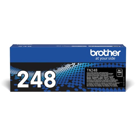 Brother toner, 1.000 pages, OEM TN-248BK, noir