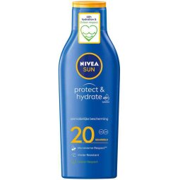 Nivea Sun crème solaire Protect & Hydrate SPF 20, flacon de 200 ml