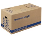 Carton de transport avec porte-étiquette