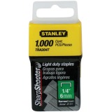 Stanley nietjes type A, 6 mm, doos van 1.000 nietjes