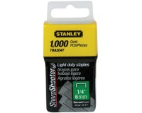 Stanley nietjes type A, 6 mm, doos van 1.000 nietjes