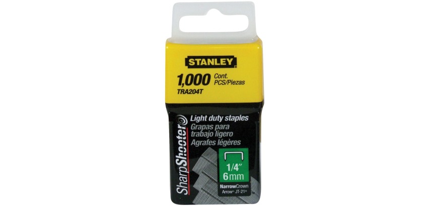 Stanley Klammern Typ A, 6 mm, Schachtel mit 1.000 Klammern