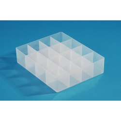 Really Useful Box, divider met 16 vakjes, transparant