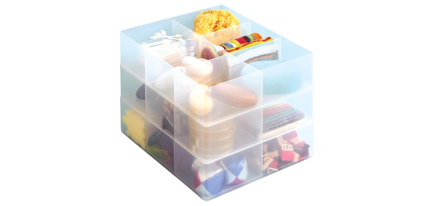 Really Useful Box, diviseur avec 6 compartiments, transparent