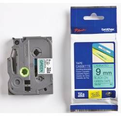 DE_BROTHER RUBAN TZE 9MM NO/VERT