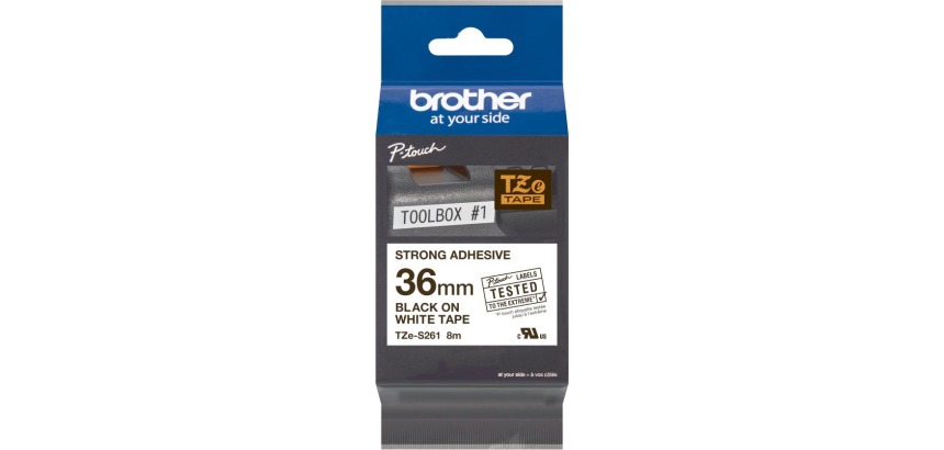 Brother TZe-S261 - laminated tape - 1 roll(s) - Roll (3.6 cm x 8 m)
