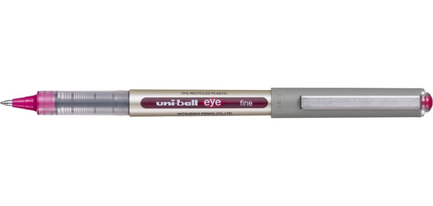 Uni-ball Eye Fine roller Eco, schrijfbreedte 0,5 mm, bordeaux