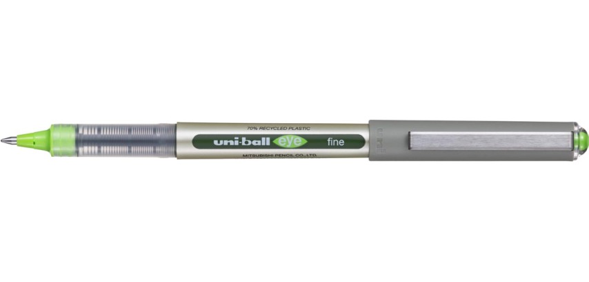 Uni-ball Eye Fine roller Eco, largeur de trait 0,5 mm, vert clair