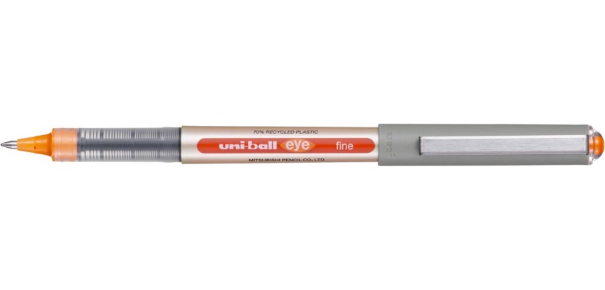 Uni-ball Eye Fine roller Eco, largeur de trait 0,5 mm, orange
