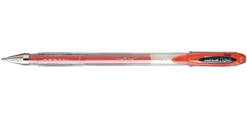 Uni-ball roller Signo Fantastic Gel, medium punt, rood