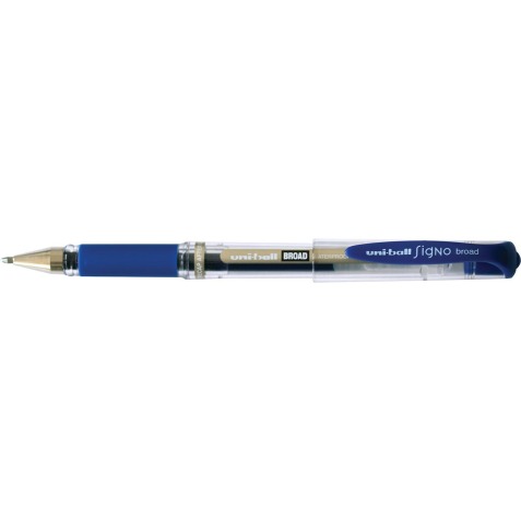 Uni-ball roller Signo Broad, pointe large, bleu