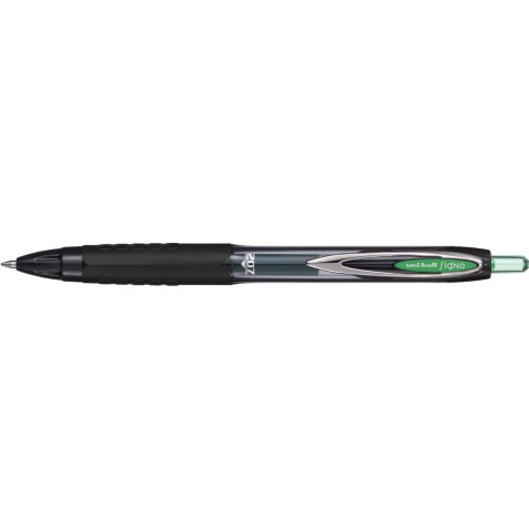 Uni-ball roller Signo RT207, medium punt, groen