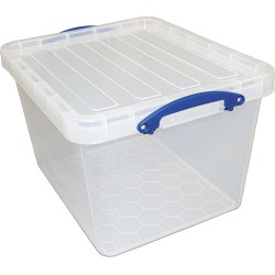 Really Useful Box opbergdoos 40 l, nestbaar, transparant