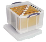 Really Useful Box boîte de rangement 42 l, transparent